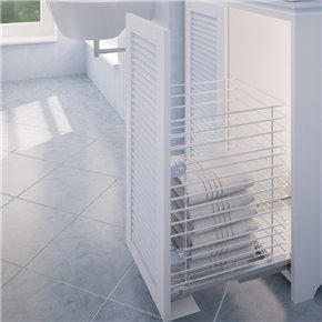 Tolva Ropa Sucia Extaríble para muebles bajos
