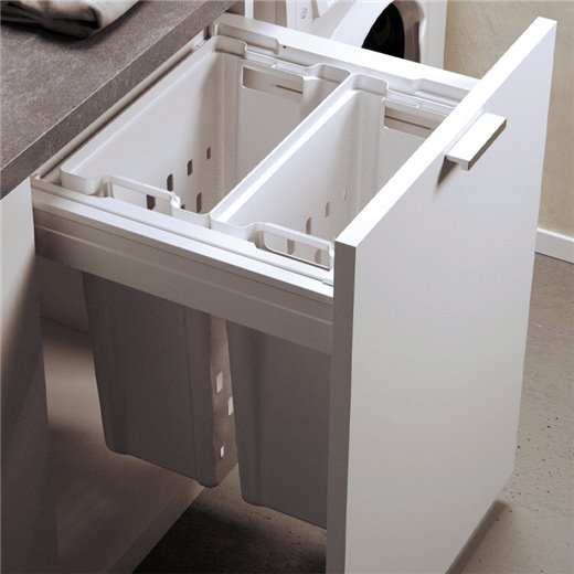 Tolva Ropa Sucia Extaríble para muebles bajos