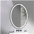 espejo ovalado para baño con luz LED frontal y antivaho OVAL