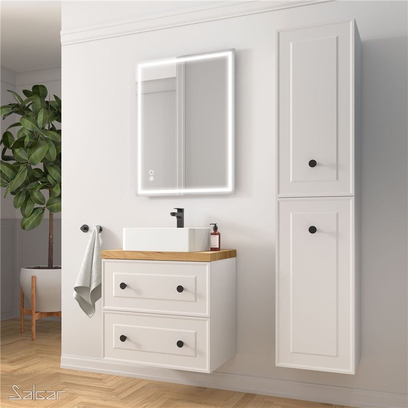 Elegante mueble de baño RENOIR de estilo clásico con lavabo grueso