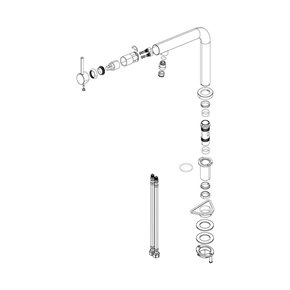 grifo de cocinca con 3 acabados EVO