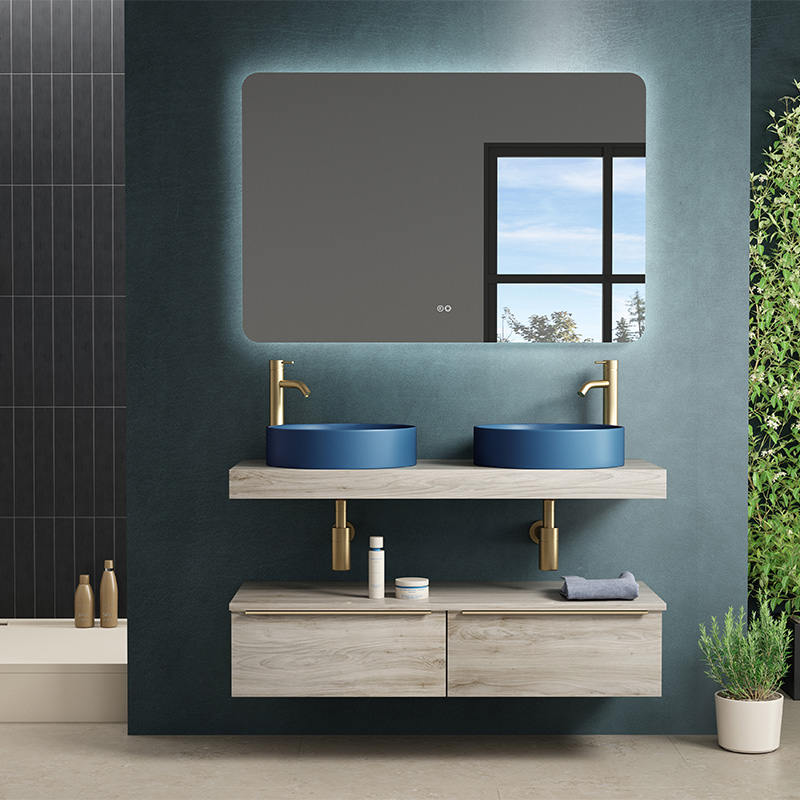 Lavabo Encimera Space Fondo Reducido 36 cm para Mueble de Baño