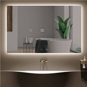 espejo cuadrado para baño retroiluminado ITALIA
