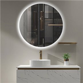Espejo de baño Oporto con luz LED ambiental