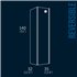 medidas armario columna para baño OSLO 140 madera roble blanco