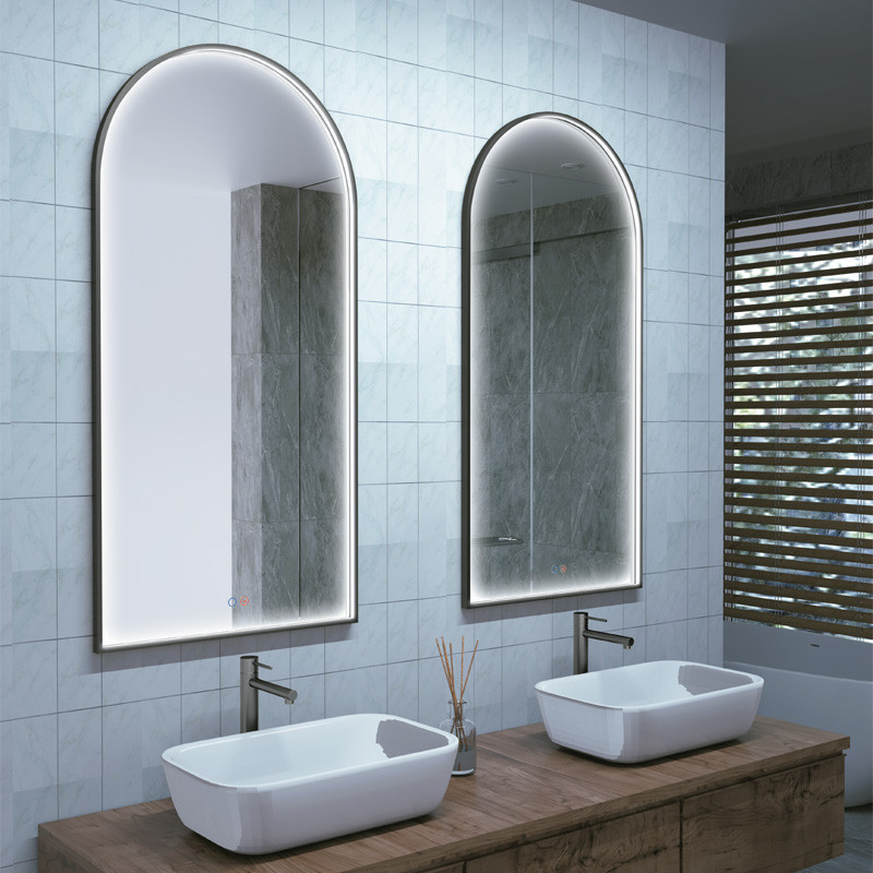 Espejo de baño ROMA Tipo Capilla con Luz