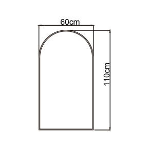 Espejo de baño ROMA Tipo Capilla con Luz | Mi Cocina y Baño