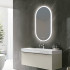 Espejo de baño CANADA con Marco Iluminado Acrílico | Mi Cocina y Baño