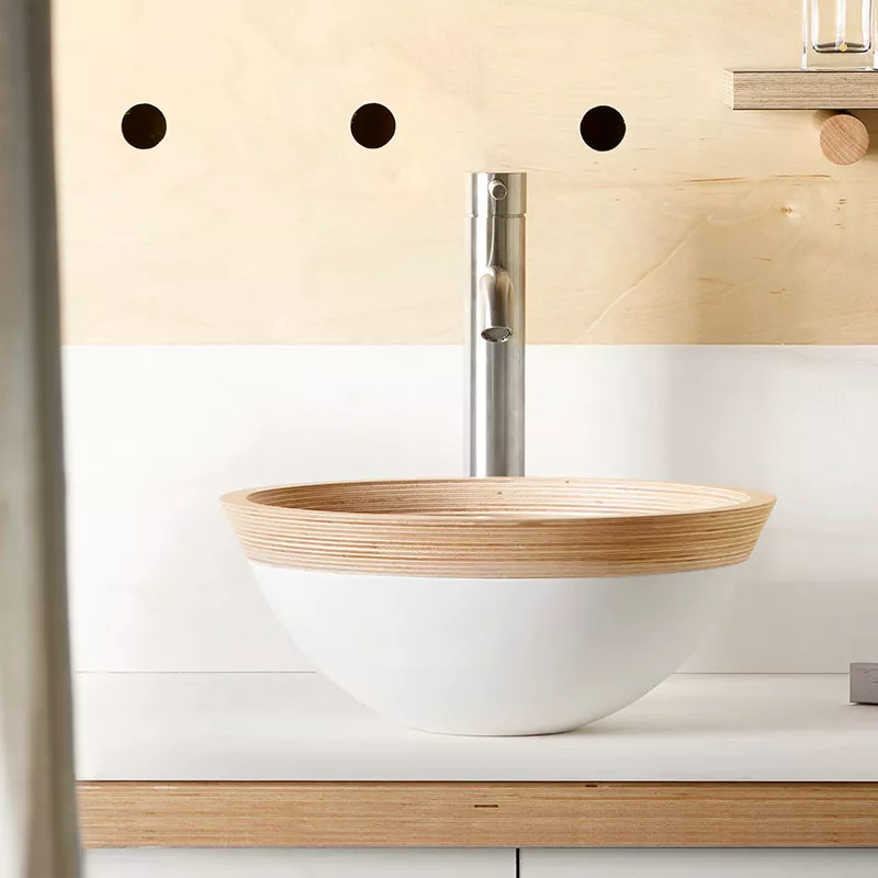 Lavabo Sobre Encimera VINCI de solid surface