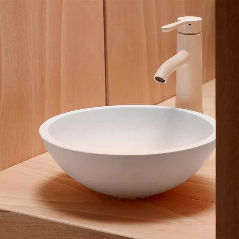 Lavabo Sobre Encimera POLARIS de Solid Surface