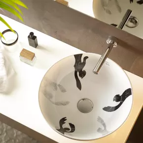 Lavabo Sobre Encimera SICILIA de Porcelana pintado a mano