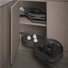 estantes extraíbles para mueble de rincón de cocina NUBE