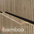 mueble de baño acanalado relieve textura madera roble natural BAMBOO de Coycama