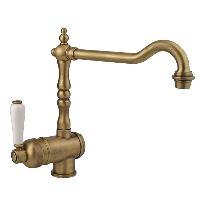 Grifo cocina vintage Bronce Cepillado