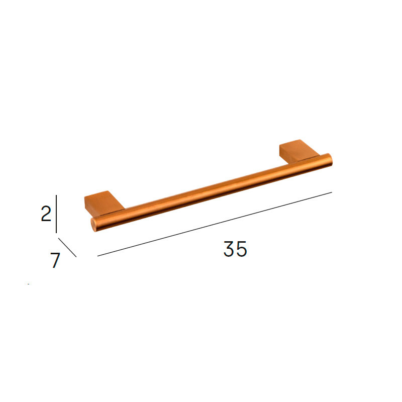 toallero barra tomo manillons medidas