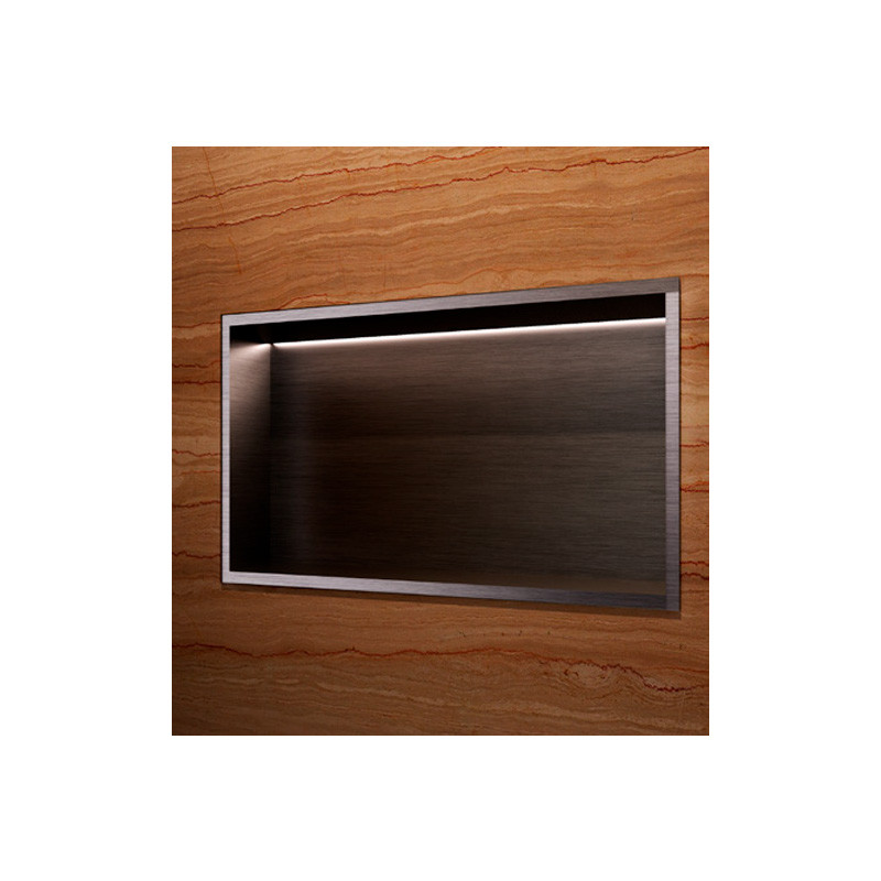 Hornacina Ducha Prefabricada de 63x33 cm OCEANIC con Luz LED