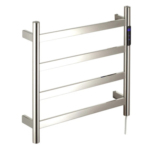 toallero electrico para baño acero inox pulido brillo cromo secatoallas