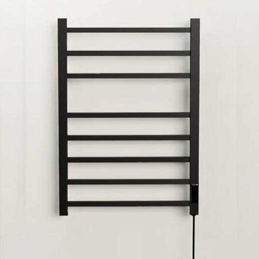 toallero electrico para baño negro secador toallas 6884