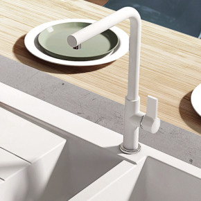 grifo cocina plados con los mismos acabados que el fregadero modelo VENMIXL