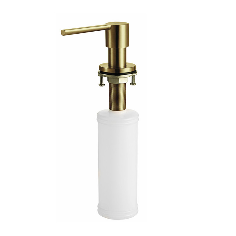 dispensador jabon encimera oro dorado