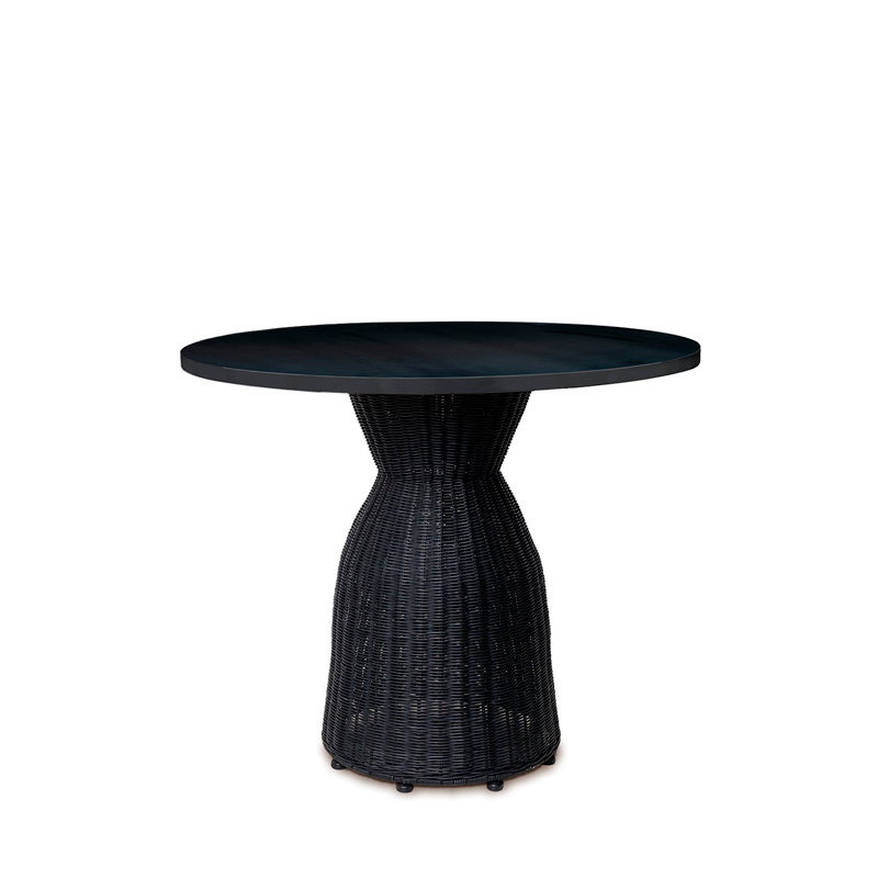 Mesa CHIARA con Patas de Ratán Natural