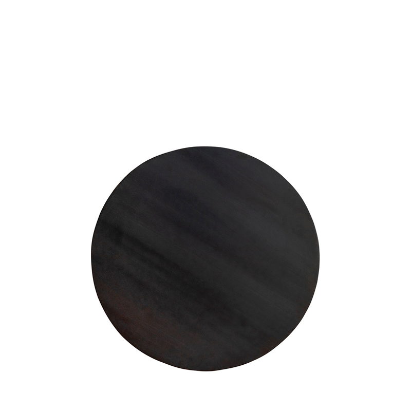 mesa ratan redonda negra