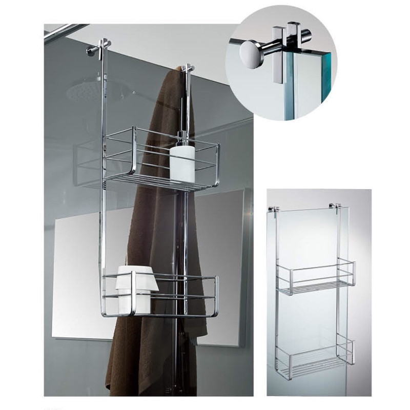 cesto para colgar de la mampara