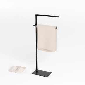 toallero de pie negro