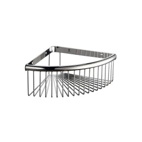 Jabonera Rejilla Esquinera de Ducha en Cromo