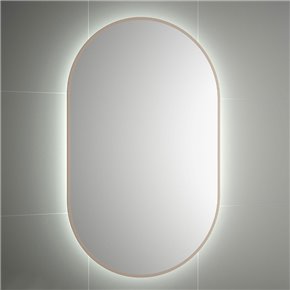 Espejo ovalado OLIMPIA con canto lacado