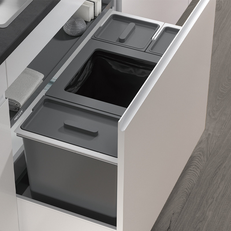 Los 4 mejores cubos de basura extraíbles bajo fregadero de  2022 -  Moderniza tu cocina