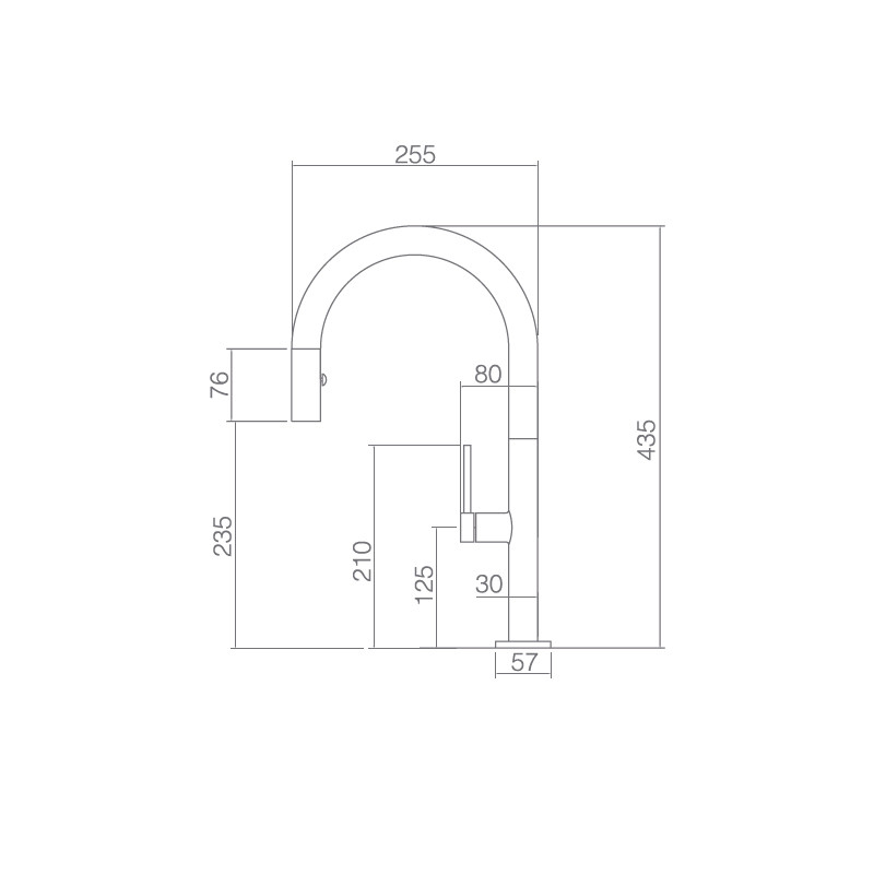 medidas grifo cocina samoa