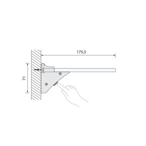 medidas estante con luz led monoteo