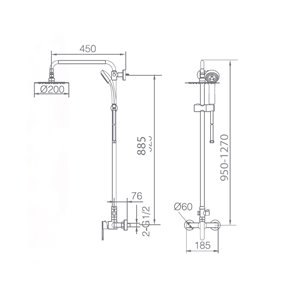 columna de ducha ROMA