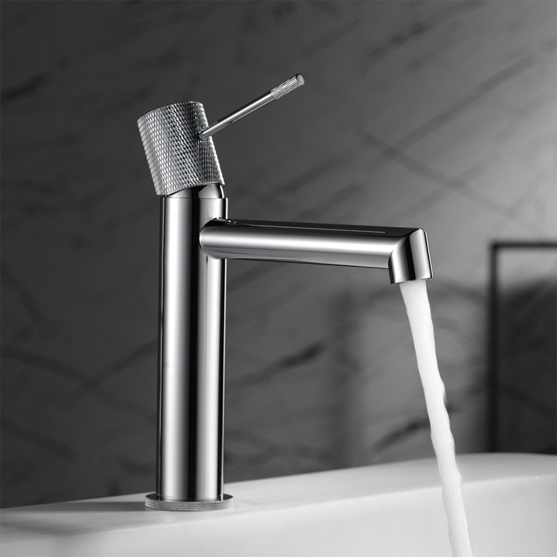 Grifo lavabo LINE Black Gun Metal PVD