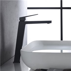 grifo de baño para lavabo alto ART en negro