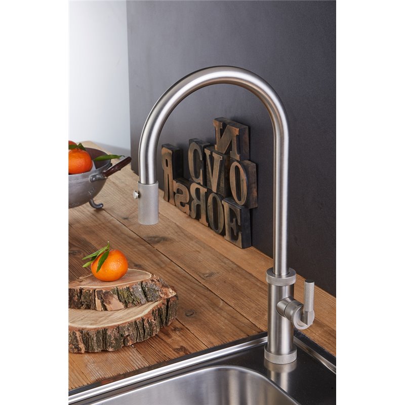 grifo cocina industrial urban niquel mate