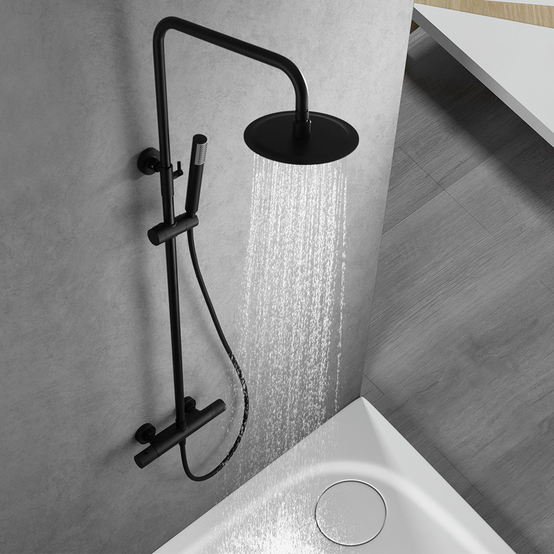 COLUMNA DUCHA TERMOSTATICA CON ROCIADOR