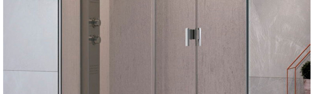 Mamparas de ducha con puerta Abatible | Mi Cocina y Baño
