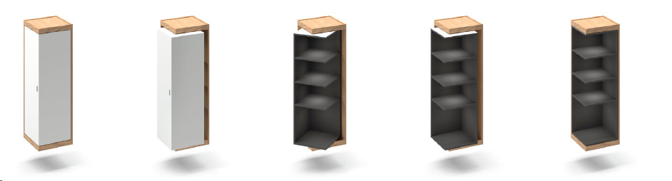 Herraje pivotante Axel