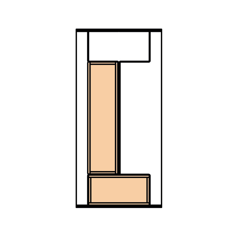 cubertero open system cajón de 30 cms