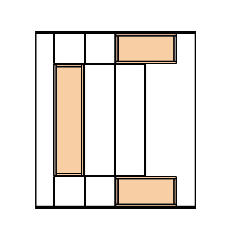 cubertero open system cajón de 50 cms