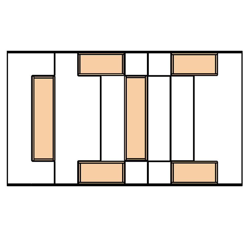 cubertero open system cajón de 80 cms
