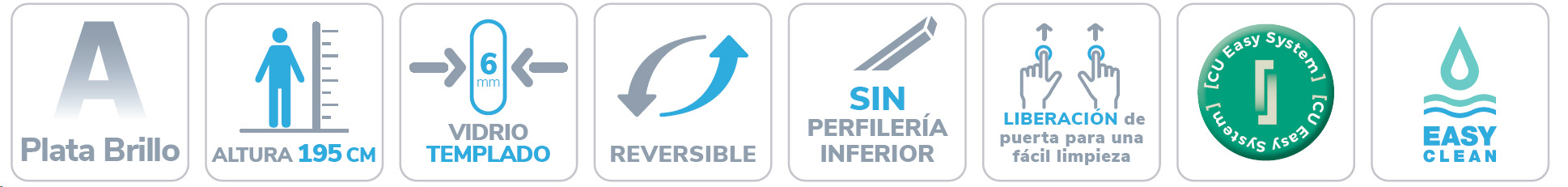 caracteristicas mampara bañera antical S400 angular