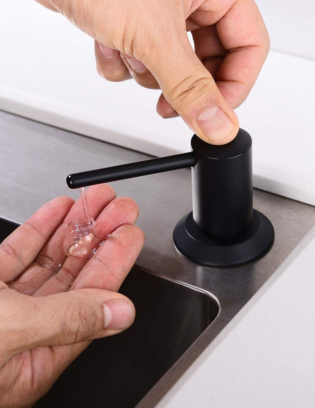 dispensador-jabon-fregadero-negro-empotrado