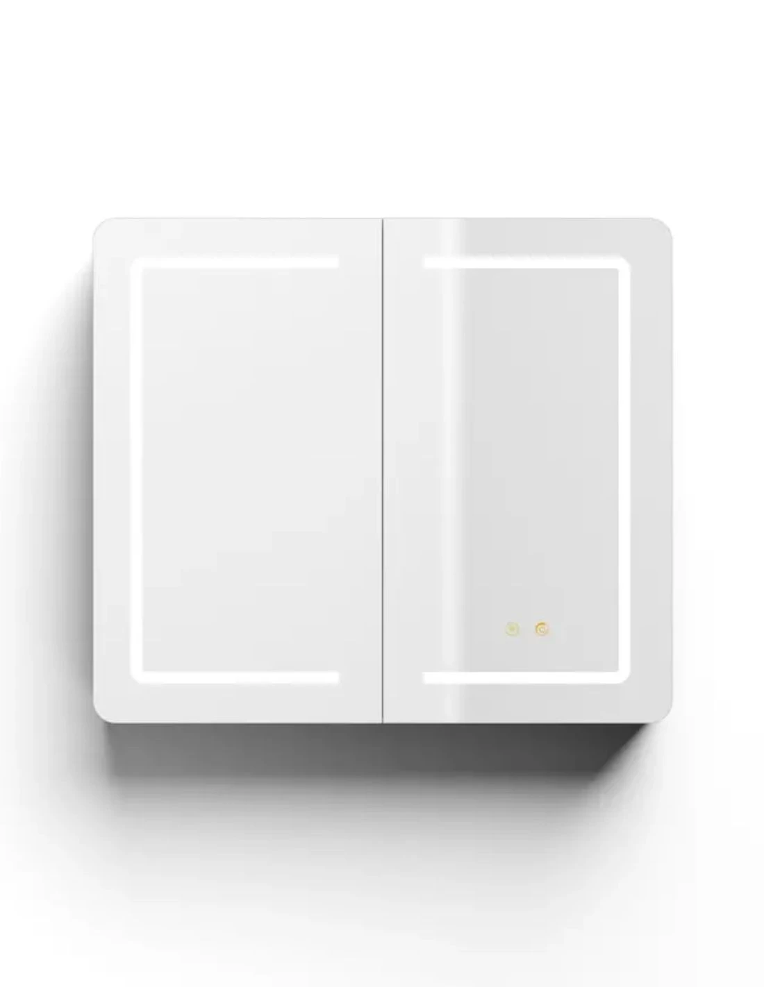 camerino baño con espejo y luz GAN de 80 cms