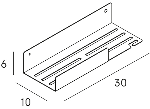 medidas estante baño SLIM
