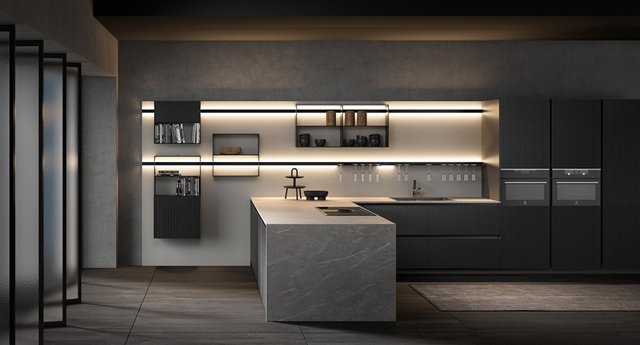 iluminacion cocinas modernas