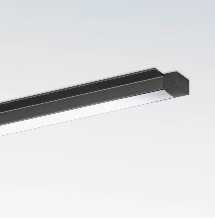 luz led cocina bajo mueble negra