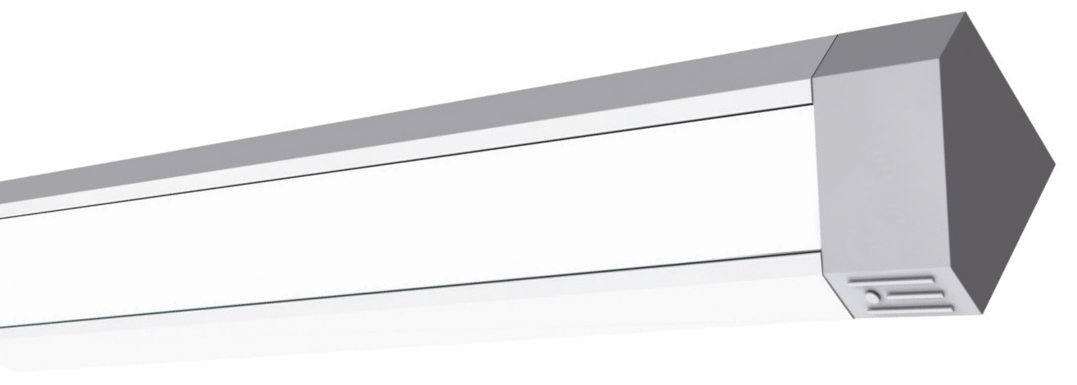 luz bajo mueble cocina neon led 45º superficie